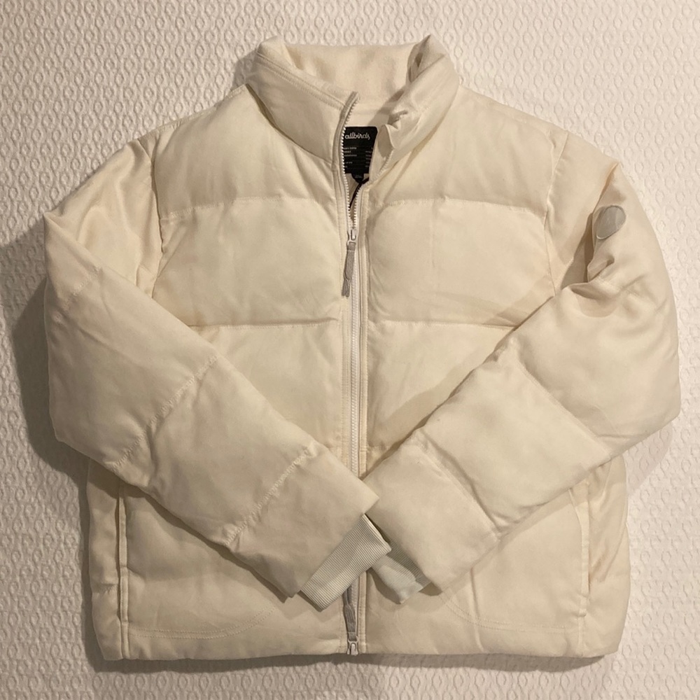 NWT Allbirds Cream Trino Puffer Jacket XL